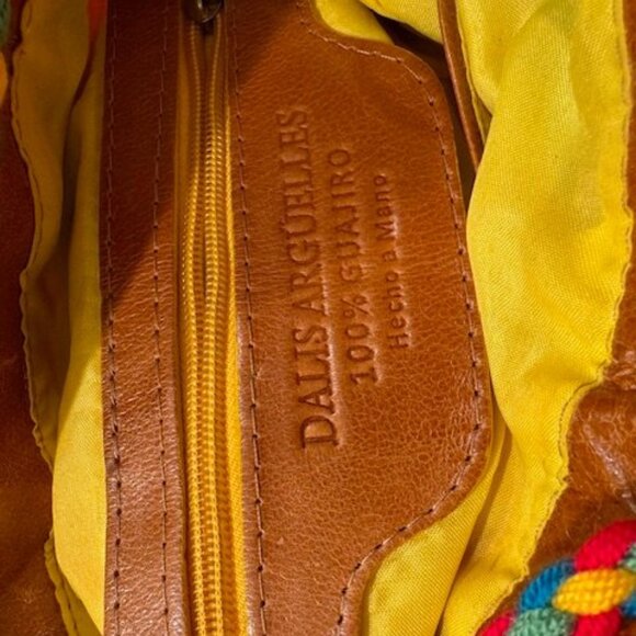 Wayuu By Dalis Arguelles Columbian Rainbow Woven Tote Bag - Mint condition - Picture 3 of 6